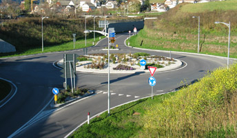 Kreisverkehr Nordring Bruneck